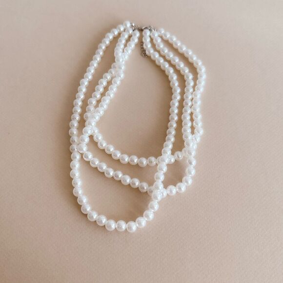 Pearl necklace S823 - Picture 2 of 4